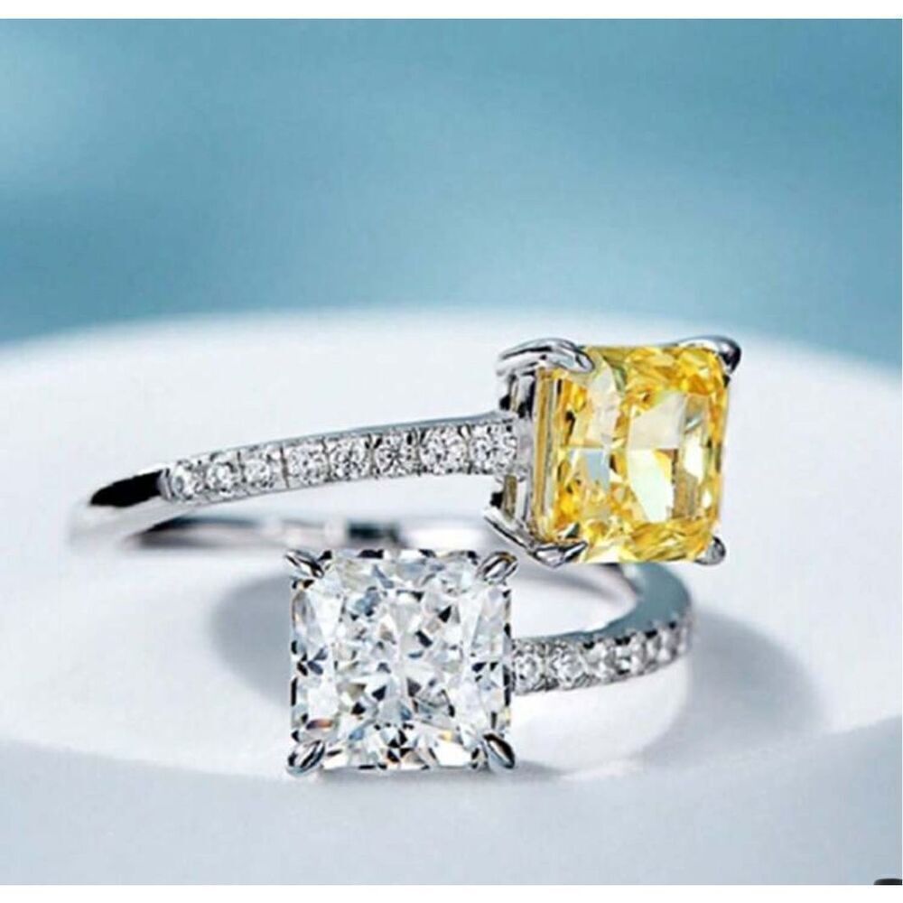 Yellow Stone Bypass Ring - Picture 2 of 4